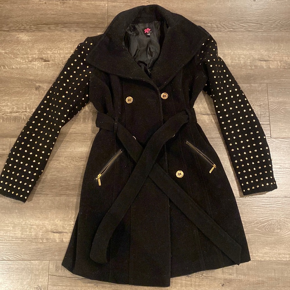 BeBe Black Coat Size Small